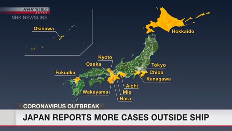 Coronavirus: Japan reports more cases outside ship