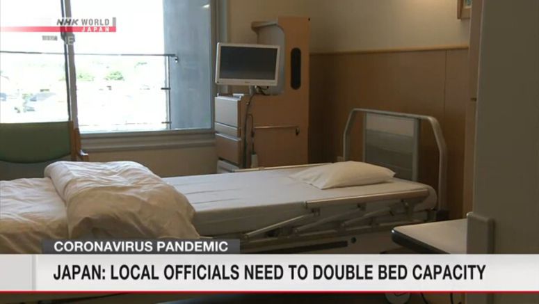 Fewer than 50% of necessary hospital beds secured
