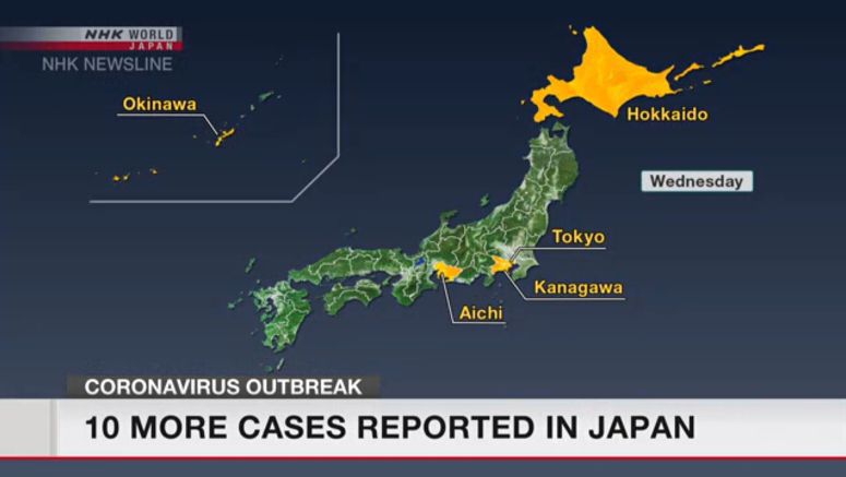 705 coronavirus cases confirmed in Japan