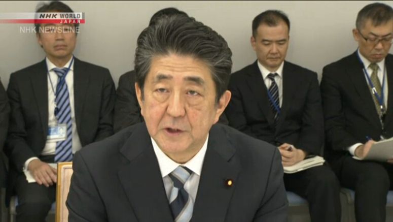 Abe orders measures for possible surge in cases