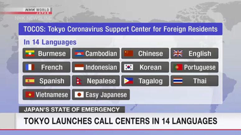 Tokyo starts consultation in 14 languages