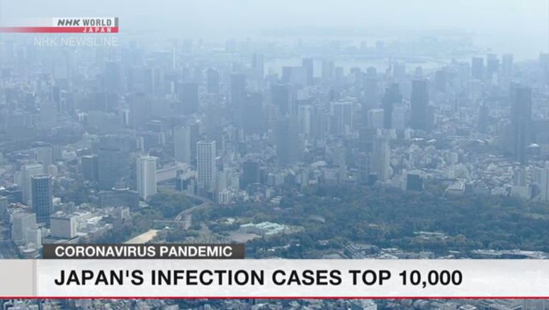 Japan's coronavirus infections still on the rise