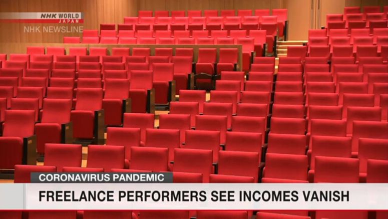 Freelance performers suffering from loss of income