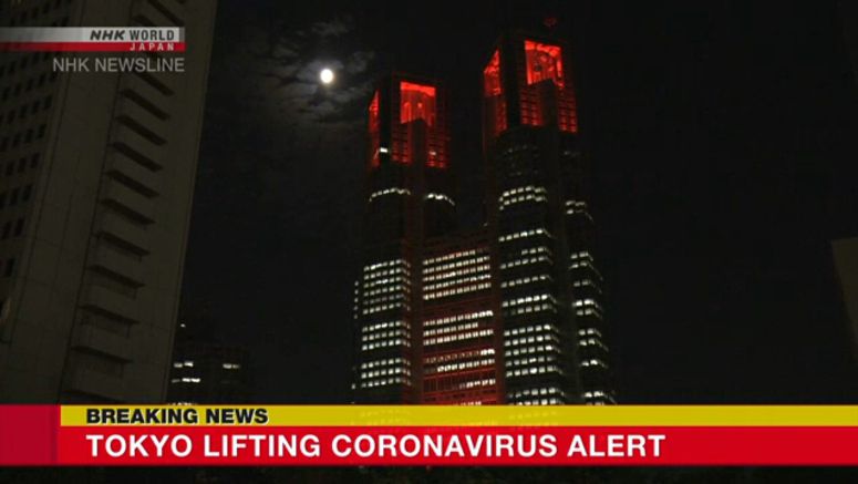 Tokyo lifting coronavirus alert