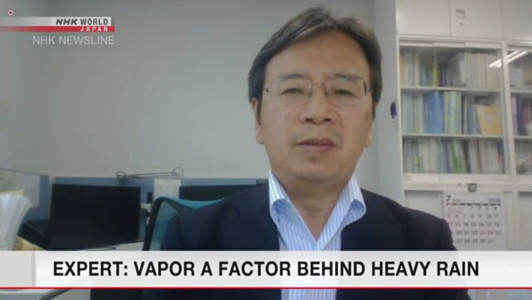 Expert looks at vapor as factor behind heavy rains Expert looks at vapor as factor behind heavy rains