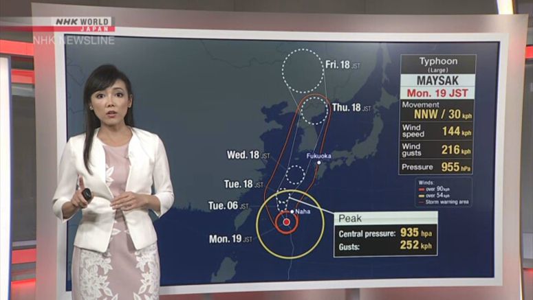 Analysis of Typhoon Maysak