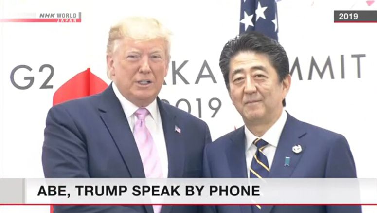 Abe tells Trump Japan-US alliance to remain strong