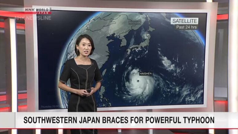 Analysis of Typhoon Haishen