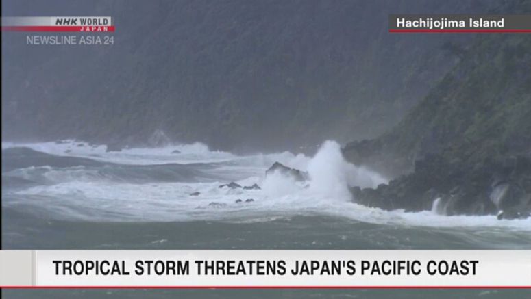 STS Dolphin heads for Japan Pacific coast