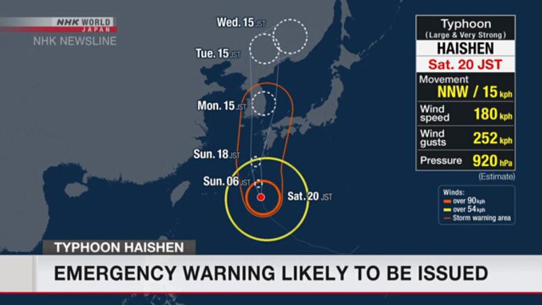 Emergency warning likely to be issued Emergency warning likely to be issued