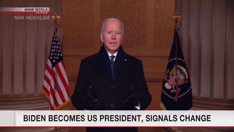 Biden sets about key policy changes