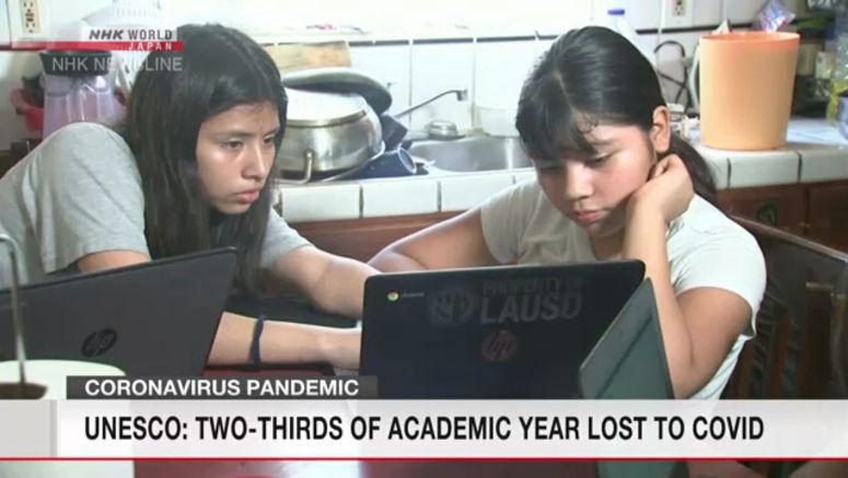 UNESCO: Two-thirds of school year lost to COVID-19