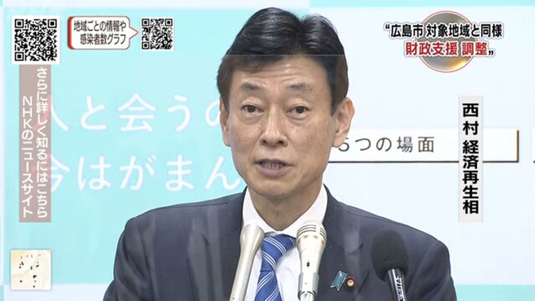 Hiroshima City may get anti-virus financial aid