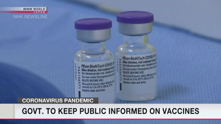 Govt. to keep public informed about vaccines