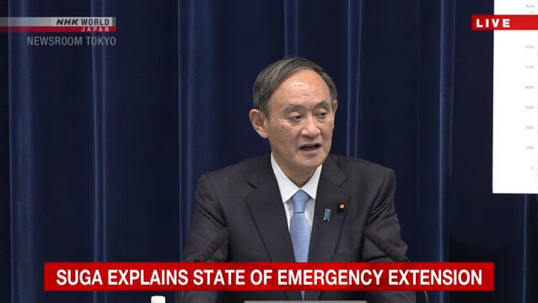 Japan extends coronavirus state of emergency