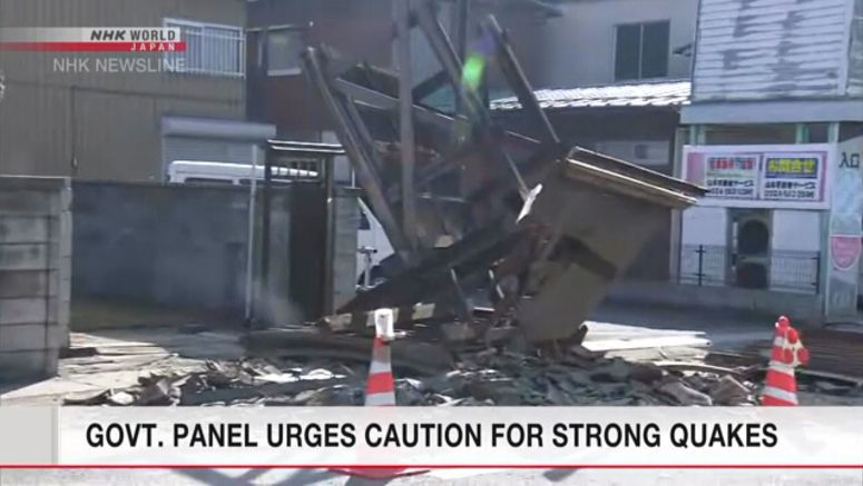 Govt. panel urges caution on more strong quakes