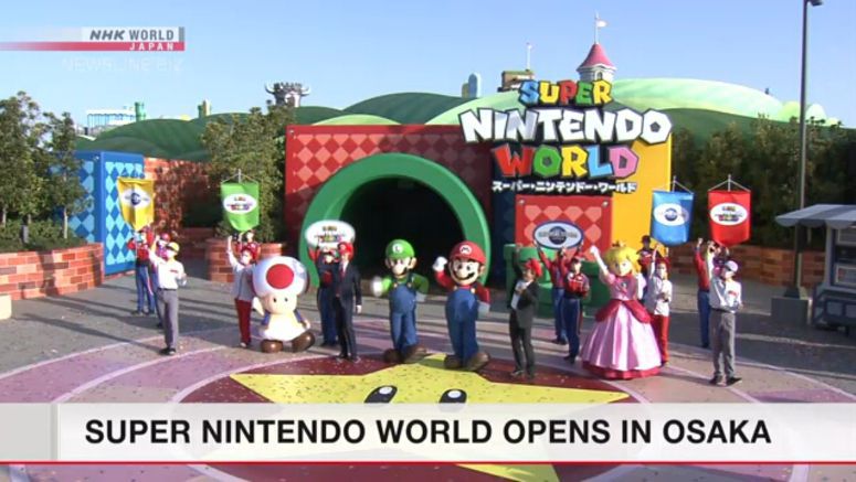 Super Nintendo World opens in Osaka