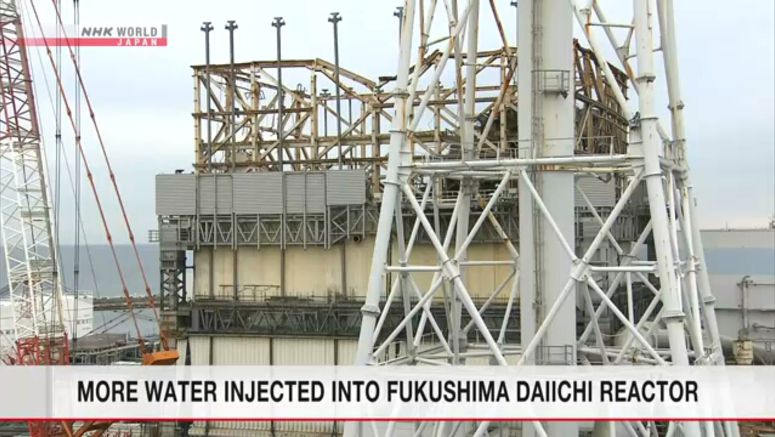 More water injected into Fukushima Daiichi reactor