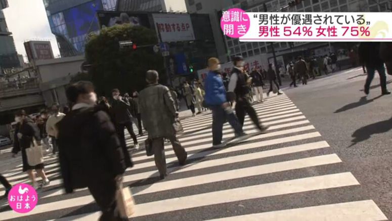 Survey finds feelings of gender gap in Japan