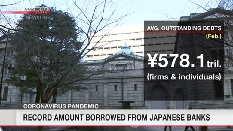 Record amount borrowed from Japanese banks