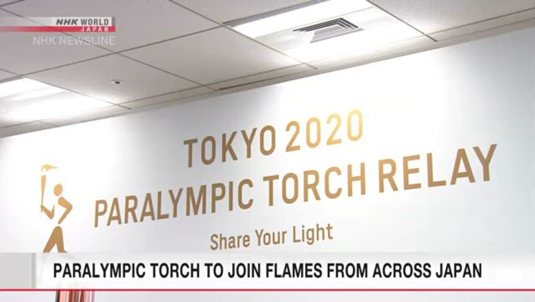 Tokyo Paralympics to join flames from across Japan