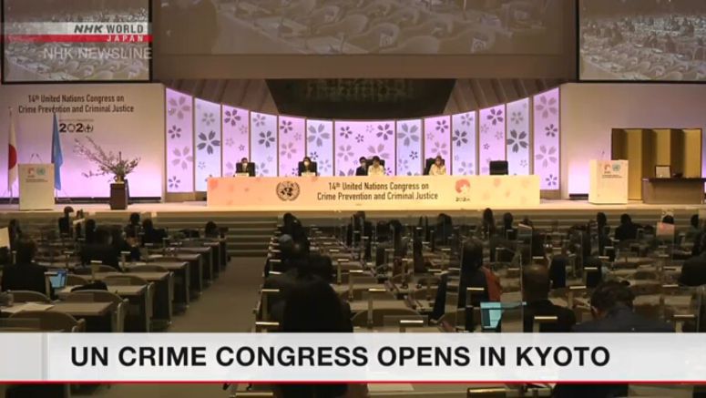 UN crime congress opens in Kyoto amid pandemic