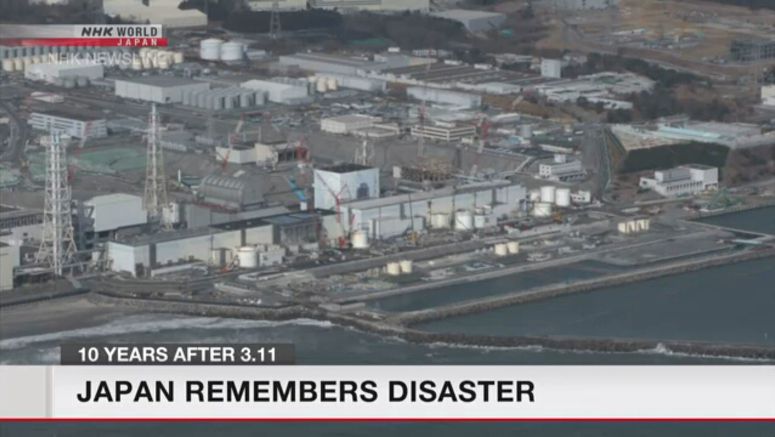 Japan marks 10th anniv. of 3/11 disaster