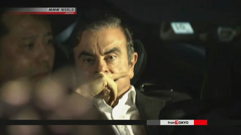 Two men linked to Ghosn escape on way to Japan