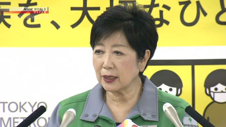 Tokyo reports 729 new cases of coronavirus