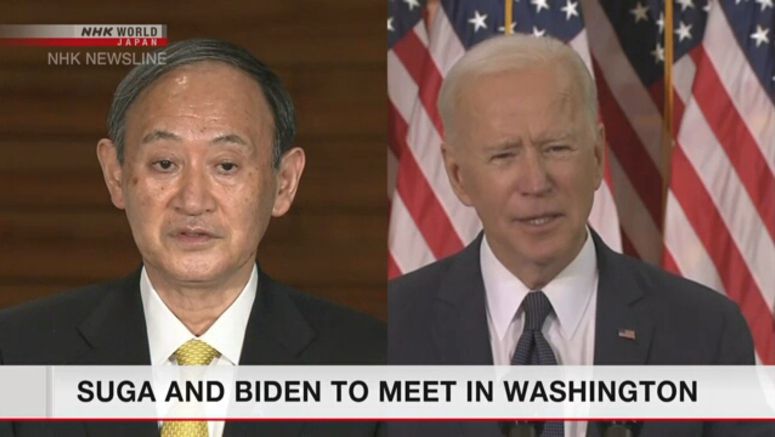 Suga and Biden to meet in Washington