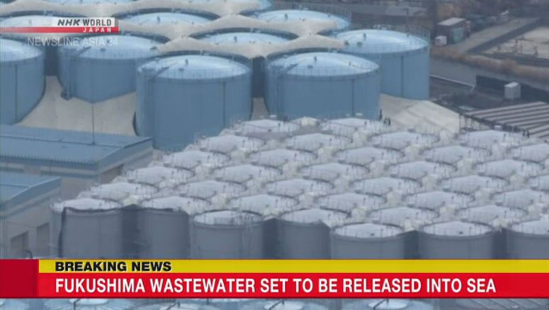 Fukushima wastewater set to be released into sea