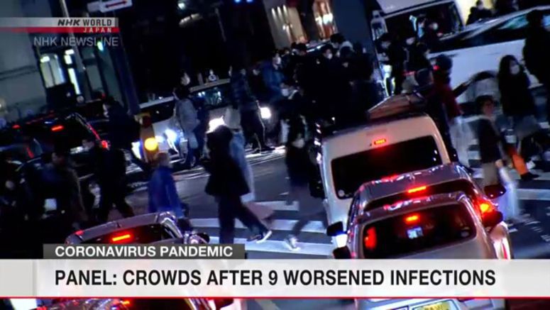 Panel: Crowds after 9 affected spread of infection