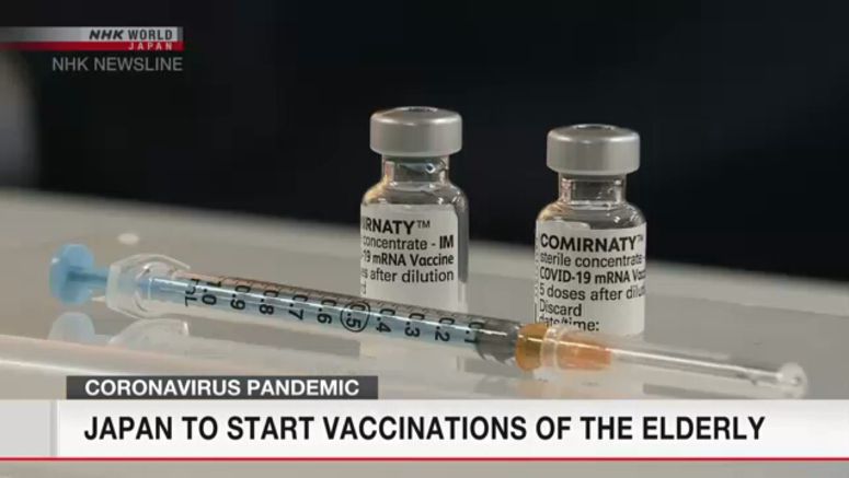 Vaccination of elderly to start on Monday