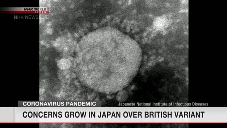 Concerns grow in Japan over British variant