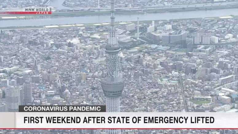 First weekend after state of emergency lifted
