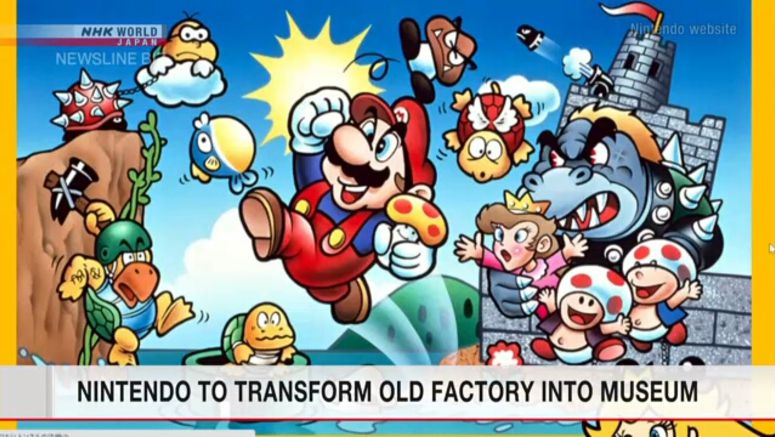 Nintendo to transform old factory into museum
