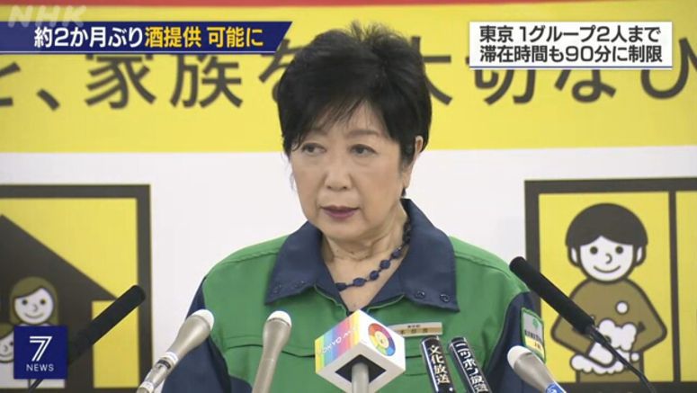 Koike: Games spectators depend on govt. limits