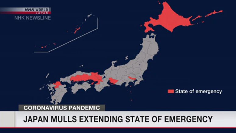Japan mulls extending state of emergency