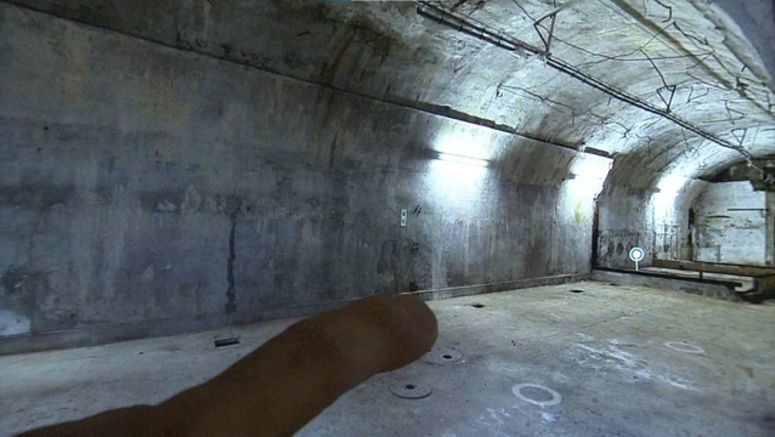 Virtual tour shows WW2 underground bunker