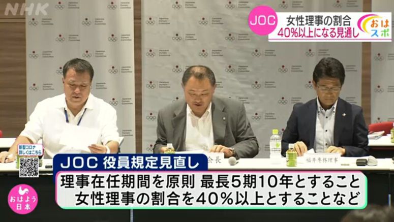 At least 40% of JOC board to be made up of women