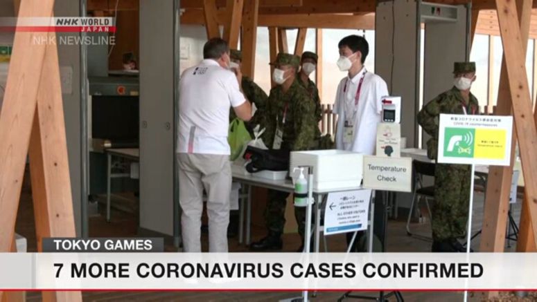 7 new coronavirus cases linked to Olympics 7 new coronavirus cases linked to Olympics