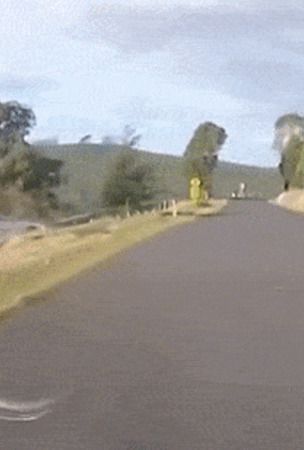 Toyota Camry Driver Almost Slams Into Tesla While Speeding Along Country Road