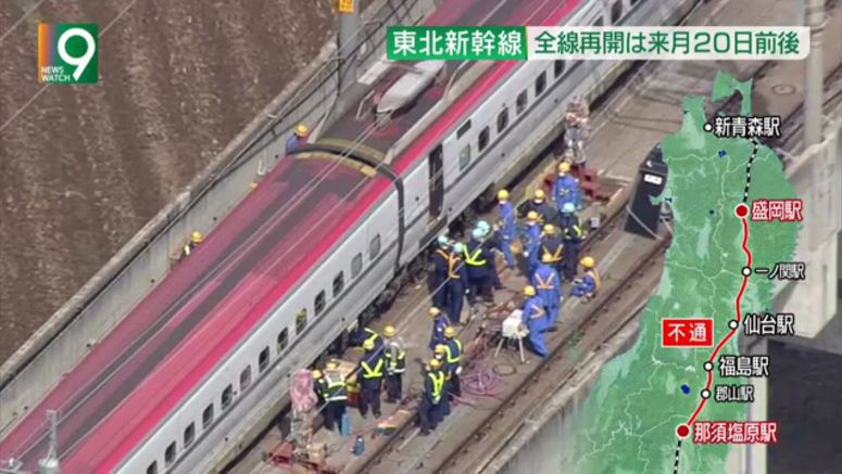 Quake - damaged Tohoku Shinkansen to resume full service around April 20 Quake-damaged Tohoku Shinkansen to resume full service around April 20