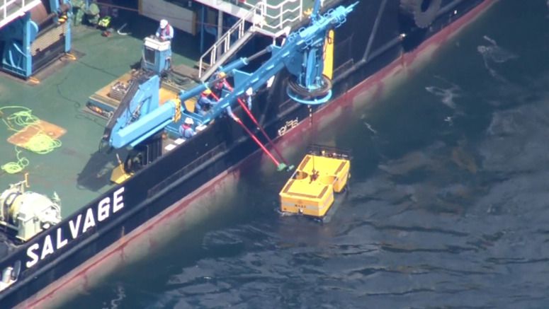 Deep-sea divers tasked with searching inside sunken tour boat arrive in Hokkaido