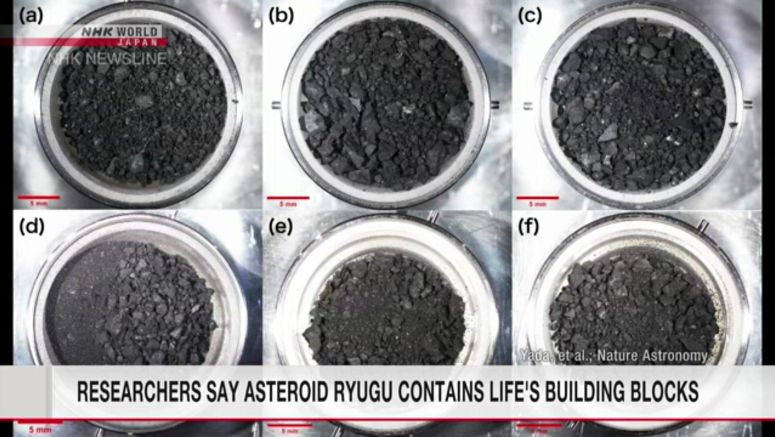 More than 20 amino acids found in samples from Ryugu asteroid