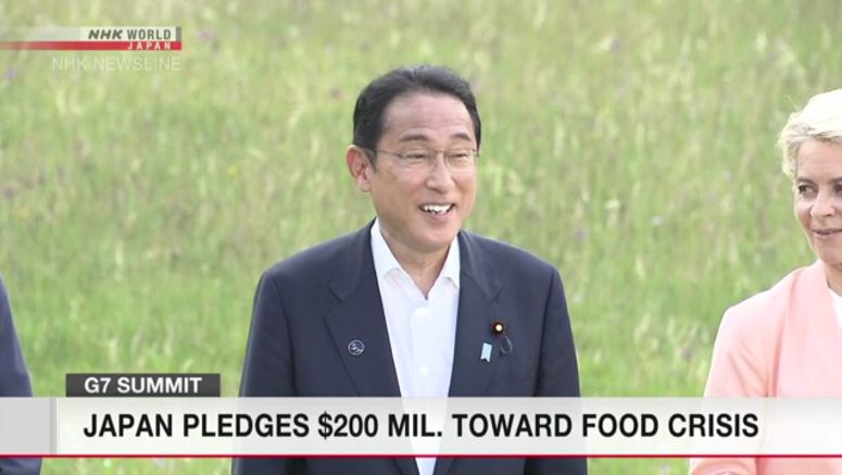 Japan promises $200 mil. for global food crisis
