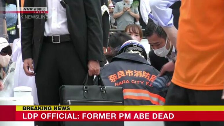 Former Japanese PM Abe Shinzo confirmed dead