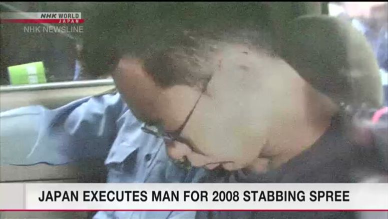 Japan executes Akihabara rampage killer