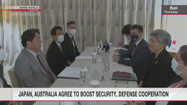 Japan, Australia agree to boost security, defense cooperation