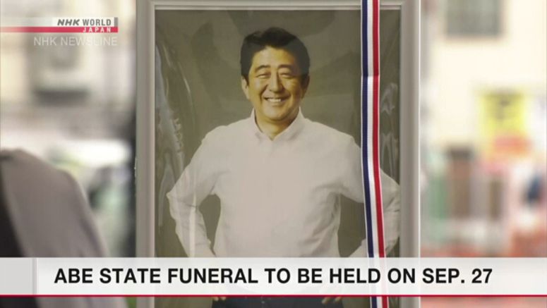 Abe state funeral being eyed for September 27
